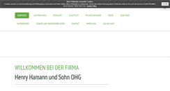 Desktop Screenshot of henryhamann.de