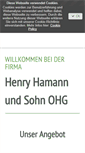 Mobile Screenshot of henryhamann.de